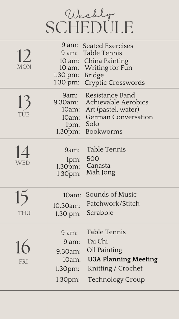 u3a weekly schedule feb 12 2024 (1)