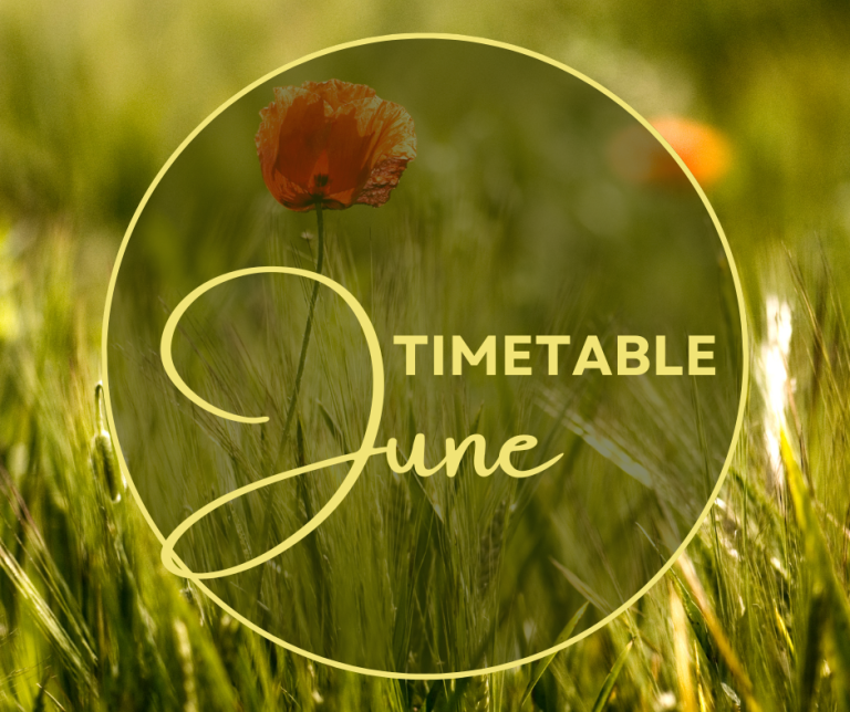 June Timetable