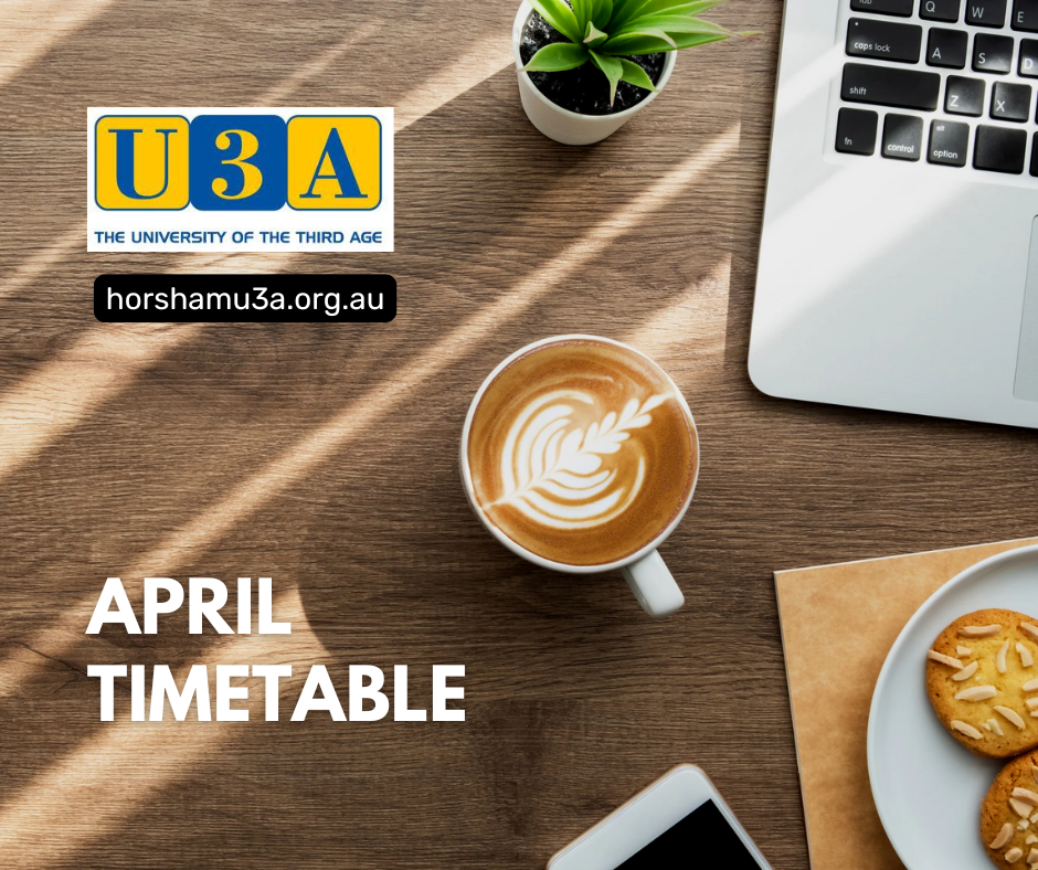 April Timetable