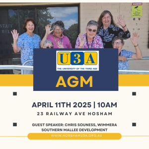 U3A AGM 2025