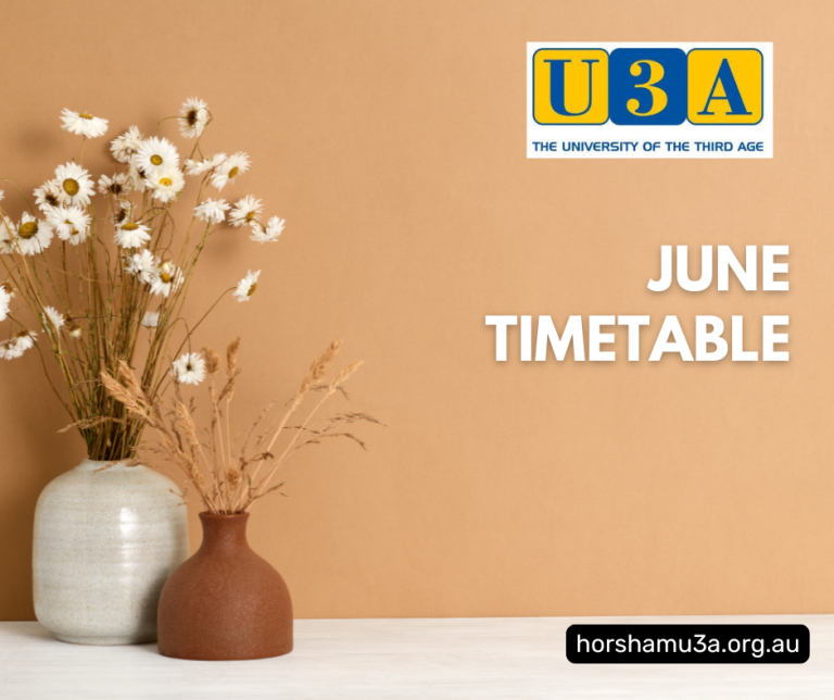 June Timetable