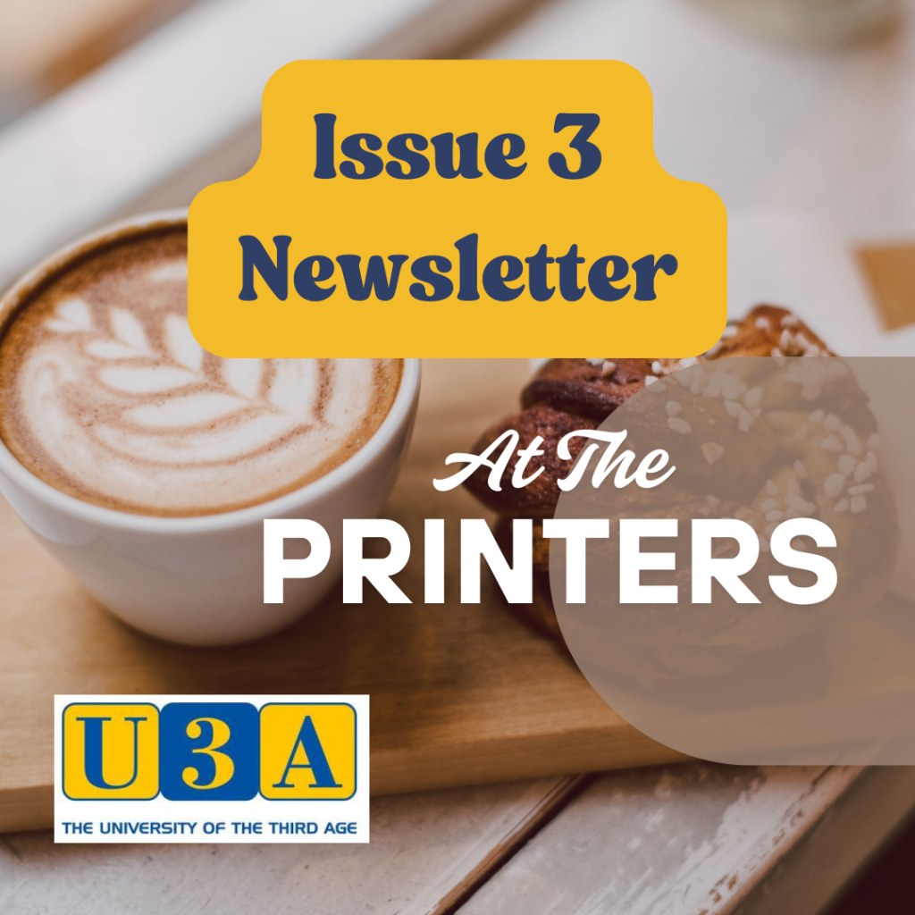 newsletter sent to printers