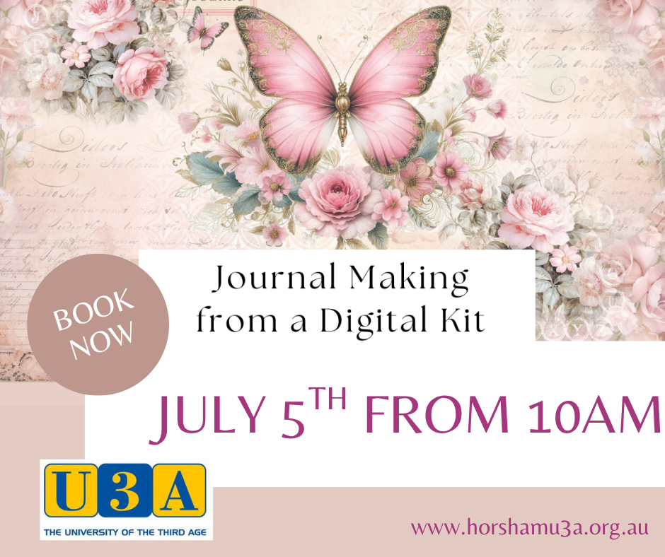 Make a journal from a digital kit