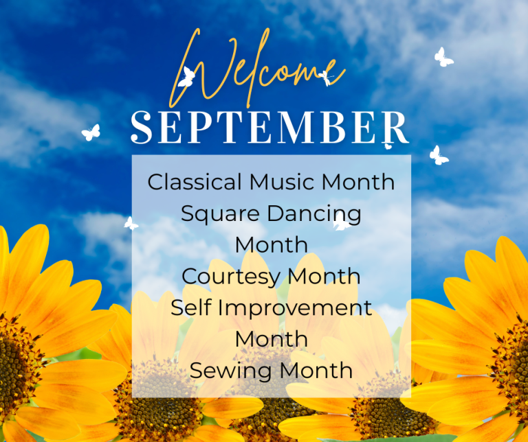 Welcome September!