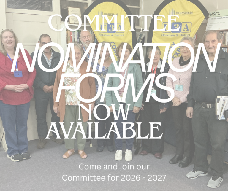 Come and join our Committee for 2026 - 2027