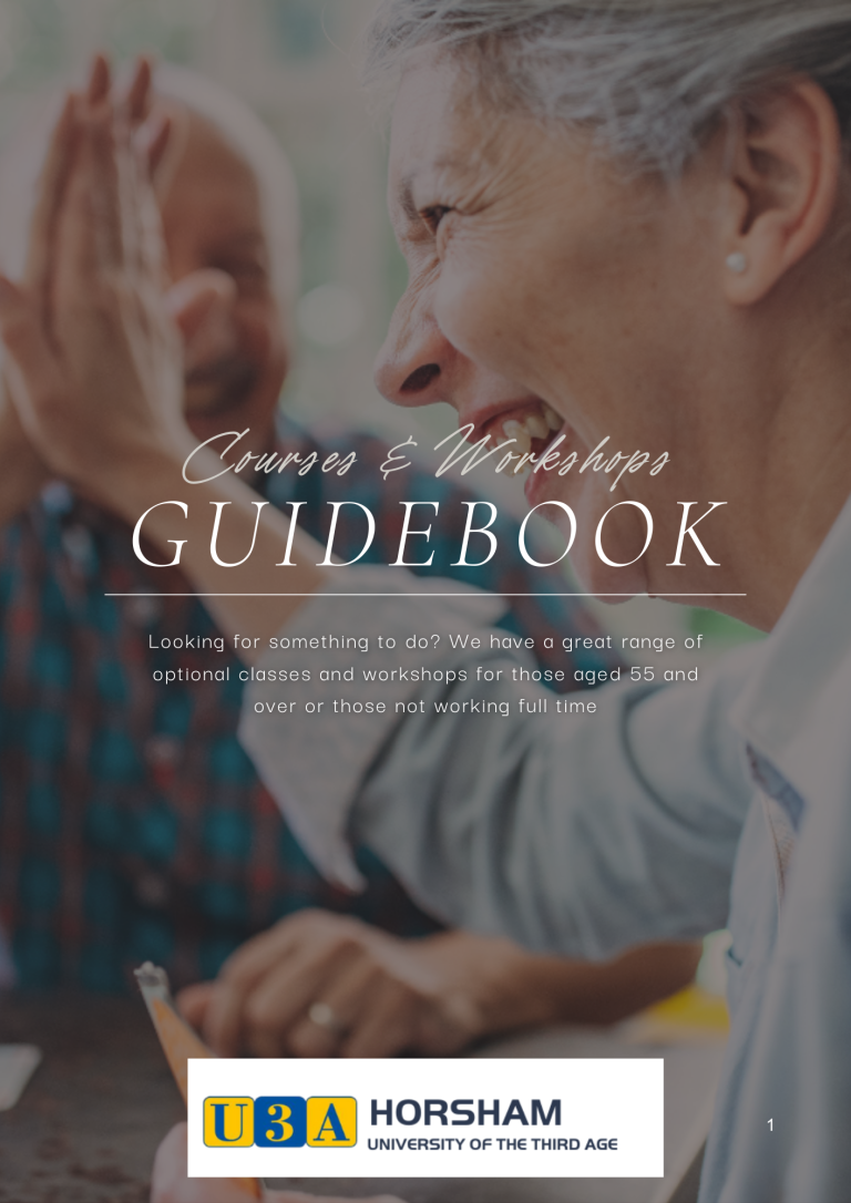 U3A Course Guide Book 2026