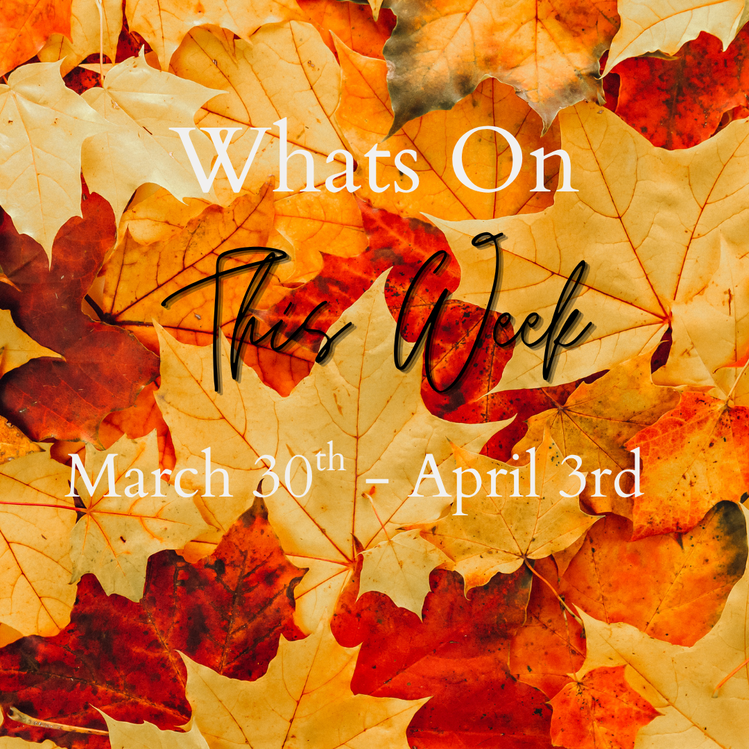 Week starting march 30th