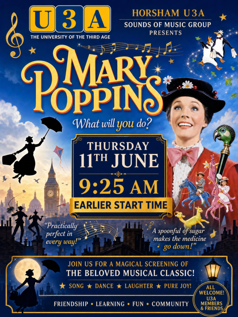 Mary Poppins Sounds of Music Flyer