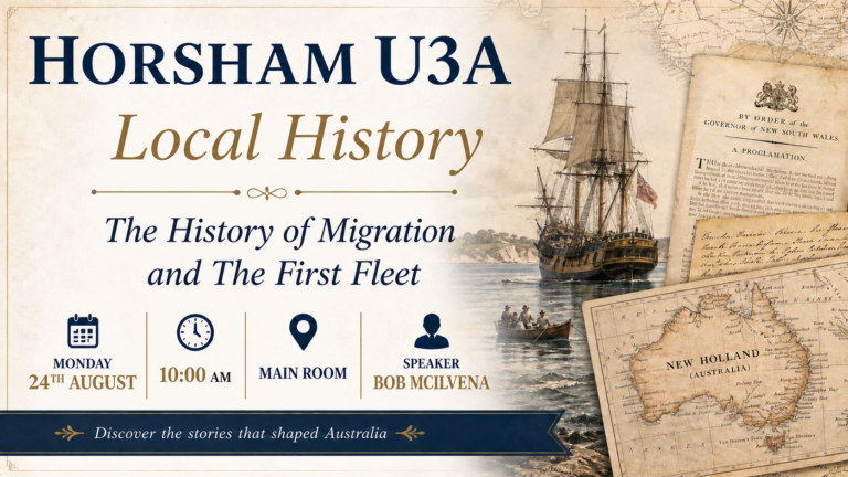 Local History: The History of Navigation & The First Fleet