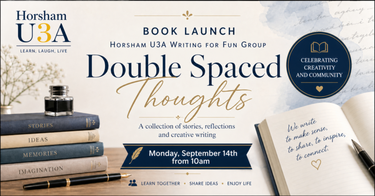 You’re Invited: Double Spaced Thoughts Book Launch