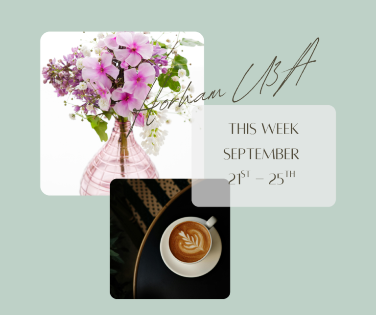 What’s On This Week at Horsham U3A