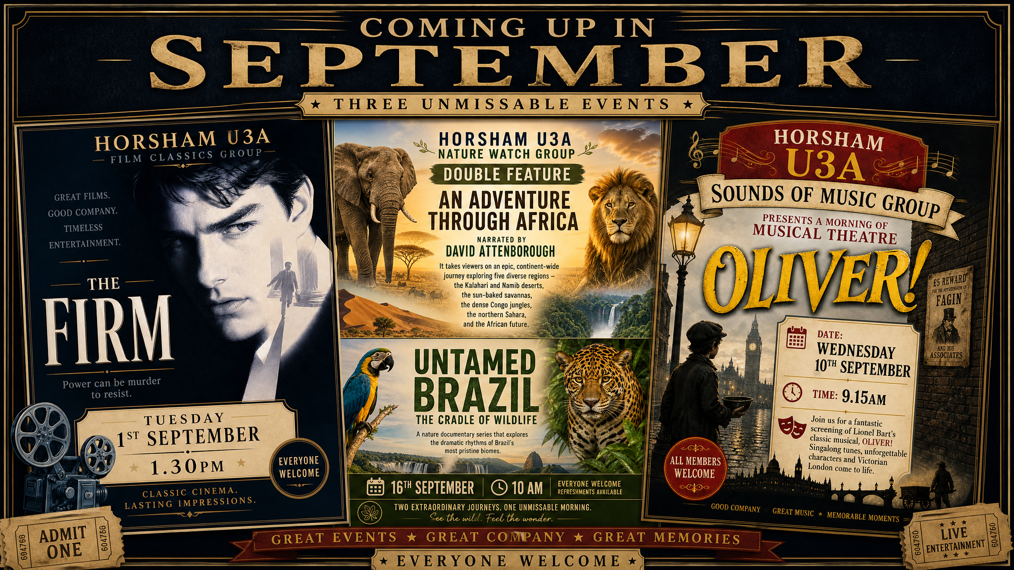 coming up in september