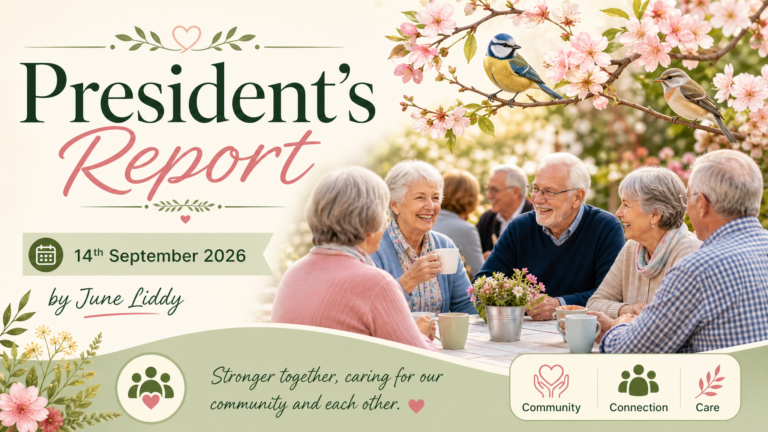 President’s Report from June Liddy